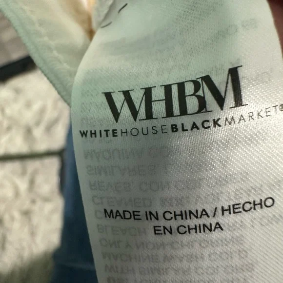 White House Black Market High Waist White Shorts - Picture 8 of 8